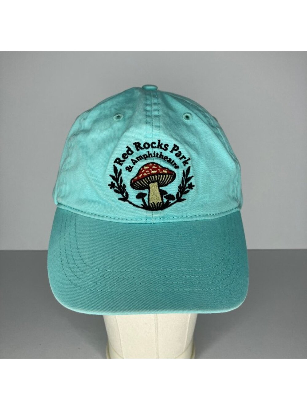 Aces Red Rocks Amphitheatre Hat Kids Aqua One Size Mushroom Adjustable